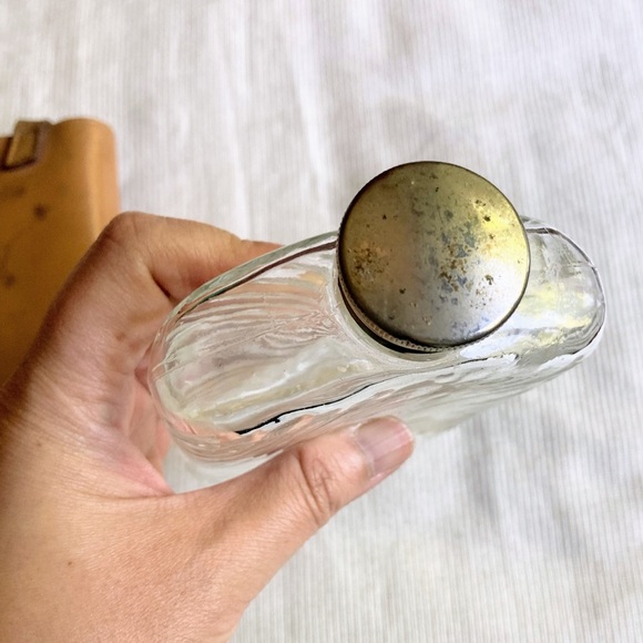 VINTAGE UNIVERSAL PAT'D FEB 8 1927 GLASS POCKET HIP FLASK AND FLASK HOLDER - Picture 6 of 16